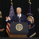 With his wife Jill by his side, US President Joe Biden delivers remarks to guests, most of whom lost a family member in the Tops market shooting, at the Delavan Grider Community Center on May 17, 2022, in Buffalo, New York.